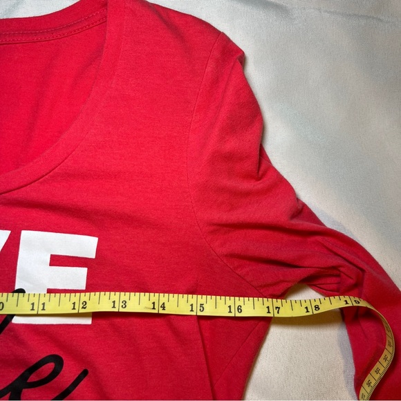 Energie Vibrant Red‎ Long Sleeve Tee Women’s Size Large - Picture 9 of 14